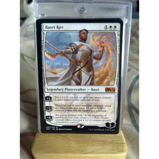 การ์ด MTG Basri Ket White Magic the gathering EDH รุ่น Core Set M21 สภาพ Nm