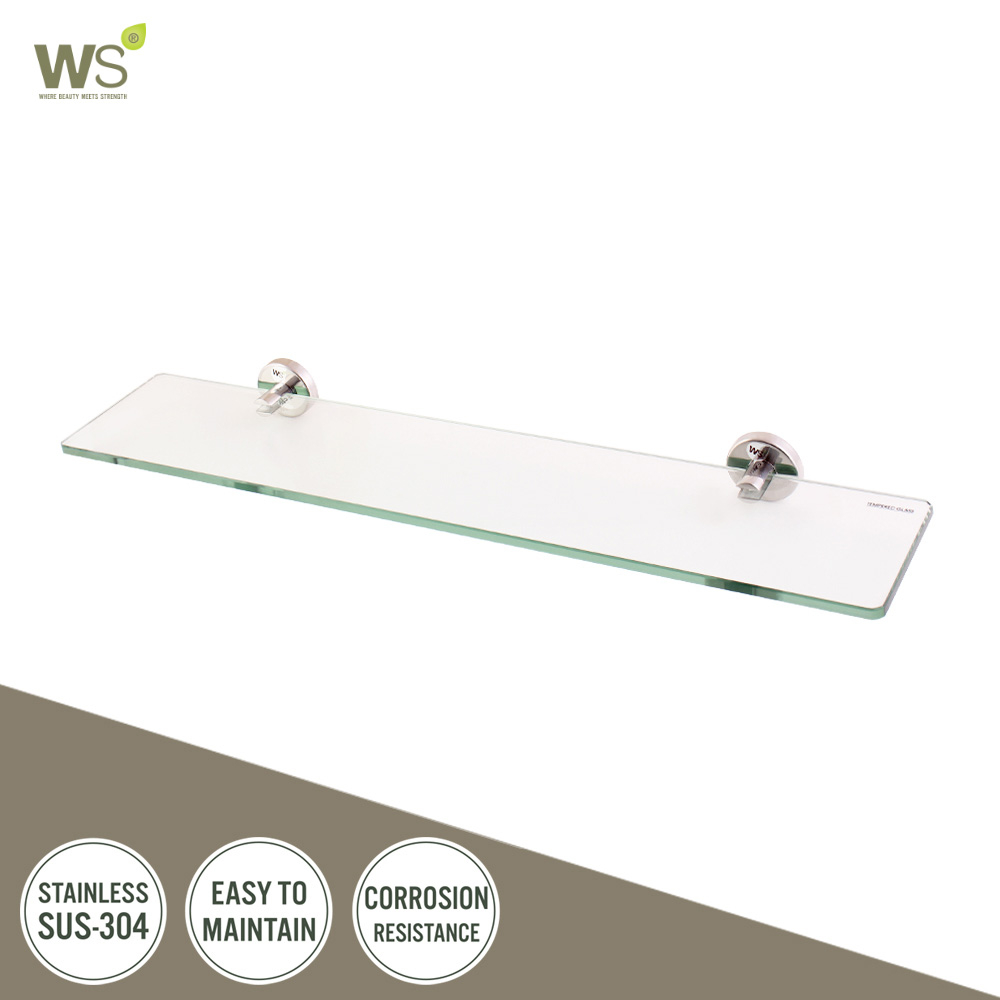 WS ชั้นวางของในห้องน้ำ (หิ้งกระจก) ขนาด 60 ซม. รุ่นซีอุส ZS-5005