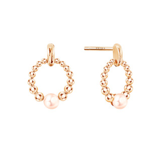 PRIMA ต่างหูประดับไข่มุก Cavier Collection ตัวเรือน 9K สี Rose gold รหัสสินค้า 955E0064-01