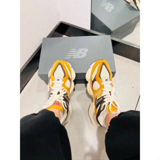 New Balance NB 9060“Workwear” yellowish-brown ของแท้ 100 % sneakers Running shoes style man Woman