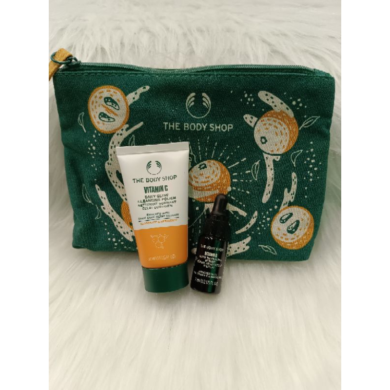 พร้อมส่ง THE BODY SHOP VITAMIN C TRAVEL SET (เซ็ทเดินทาง)