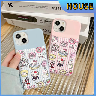 💲คูปองเคลม💲เคสไอโ case for iphone 11 12 ลูกแมวน่ารัก เคส 14 13 12 11 pro max การป้องกันอย่างเต็มที่ ทนทาน