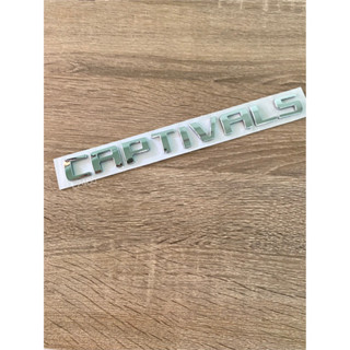 โลโก้ CAPTIVALS ติดเชฟโรแลต ตัวอักษรแยก