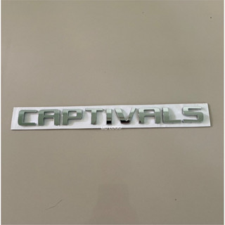 โลโก้ CAPTIVALS ติดchevrolet ตัวอักษรแยก