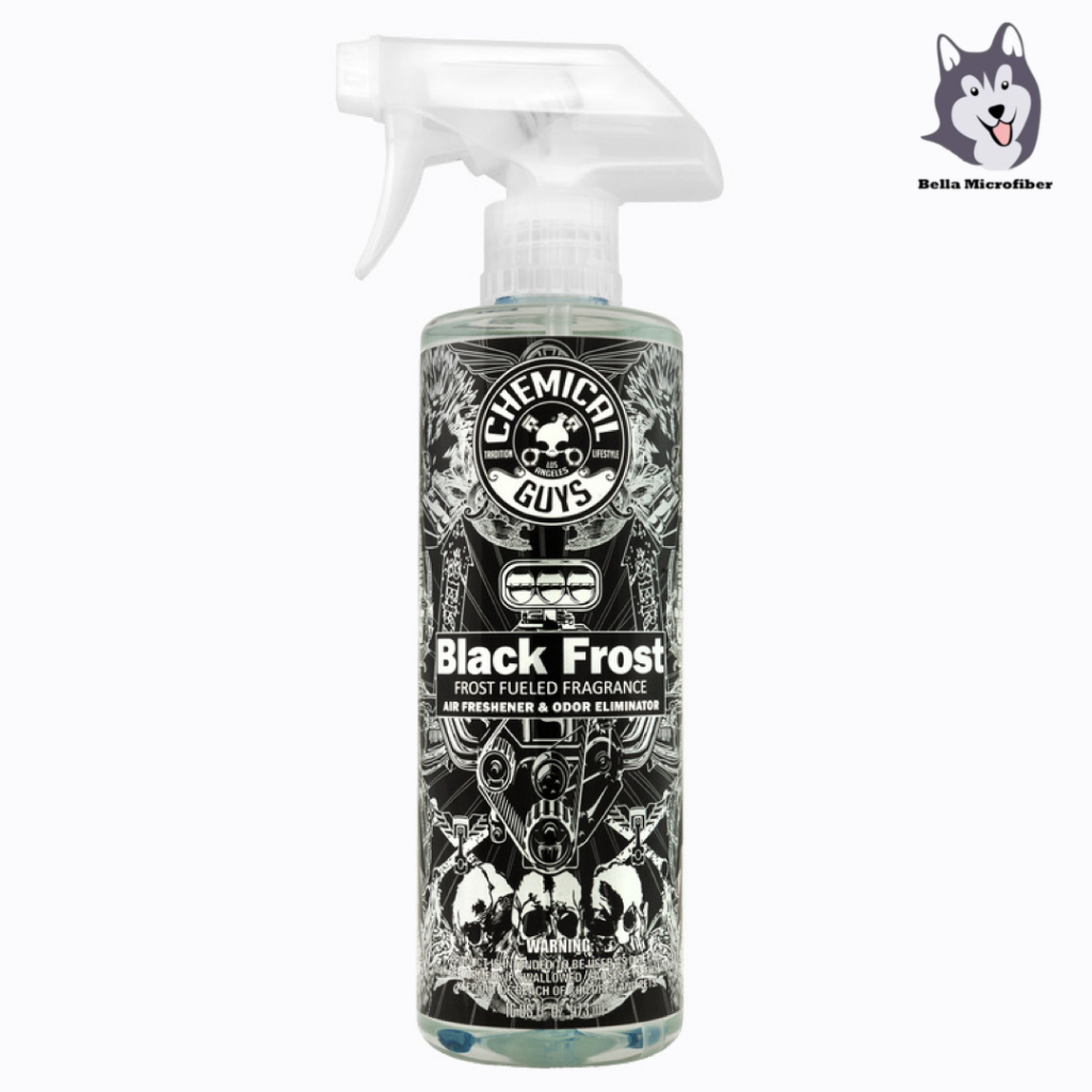 Chemical Guys Black Frost Air Freshener & Odor Eliminator (16 oz) น้ำหอมปรับอากาศขวดจริง