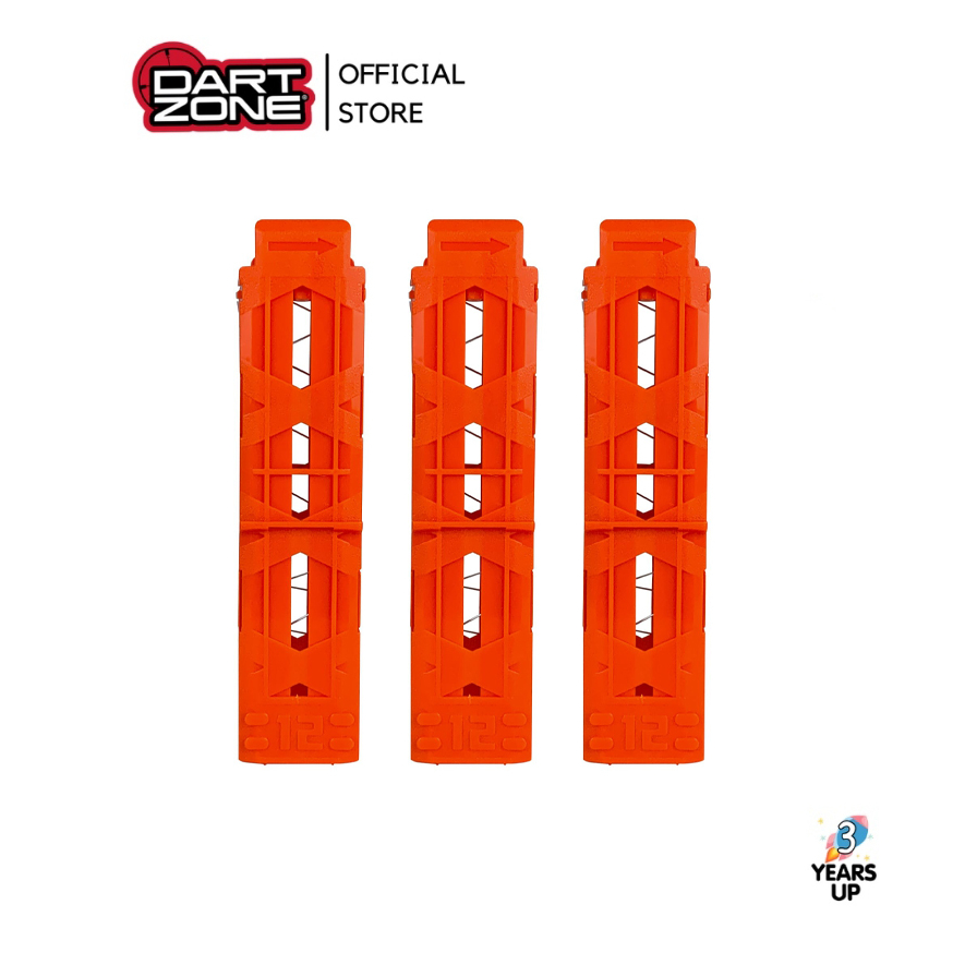 DART ZONE® Nexus Pro and Aeon Pro Half-Length Magazine (3-PACK) แมกกาซีน ดาร์ทโซน (แพ็ค 3 ชิ้น)