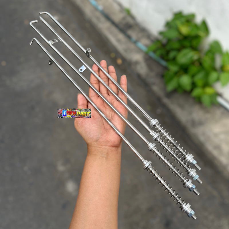ก้านสายเบรคหลัง เวฟ110i/125i/125R/125S/ ดรีม/W125iปลาวาฬ อามเดิมติดรถ ตรงรุ่น สแตนเลส  (ราคาต่อชิ้น)