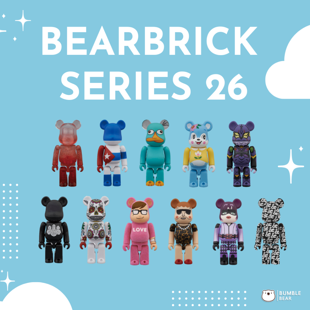 [ ของแท้, พร้อมส่ง ] 100% Bearbrick Series 26