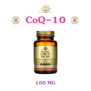 😬💦 [พร้อมส่ง] Solgar, Megasorb CoQ-10, 100 mg, 60 Softgels เมก้าซอร์บ โคคิวเท็น โคคิว 10