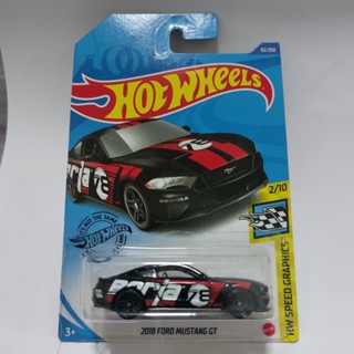 รถเหล็ก Hotwheels 2018 FORD MUSTANG GT (ib42)