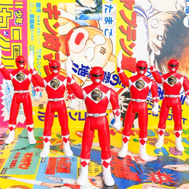 โมเดลขบวนการ 5 สี Super Sentai ตัวจิ๋ว (Power Rangers)