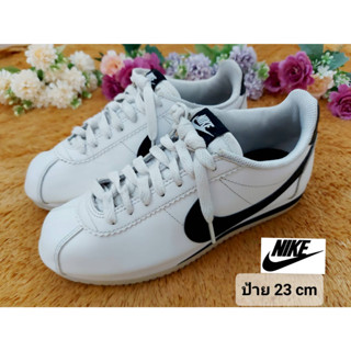 [ป้าย 23 cm] รองเท้า nike เด็ก สีขาว มือสองสภาพใหม่มาก