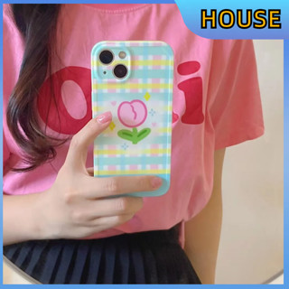 💲คูปองเคลม💲เคสไอโ case for iphone 11 12 ดอกทิวลิปที่เรียบง่าย เคส 14 13 12 11 pro max ทนทาน ป้องกันการตก