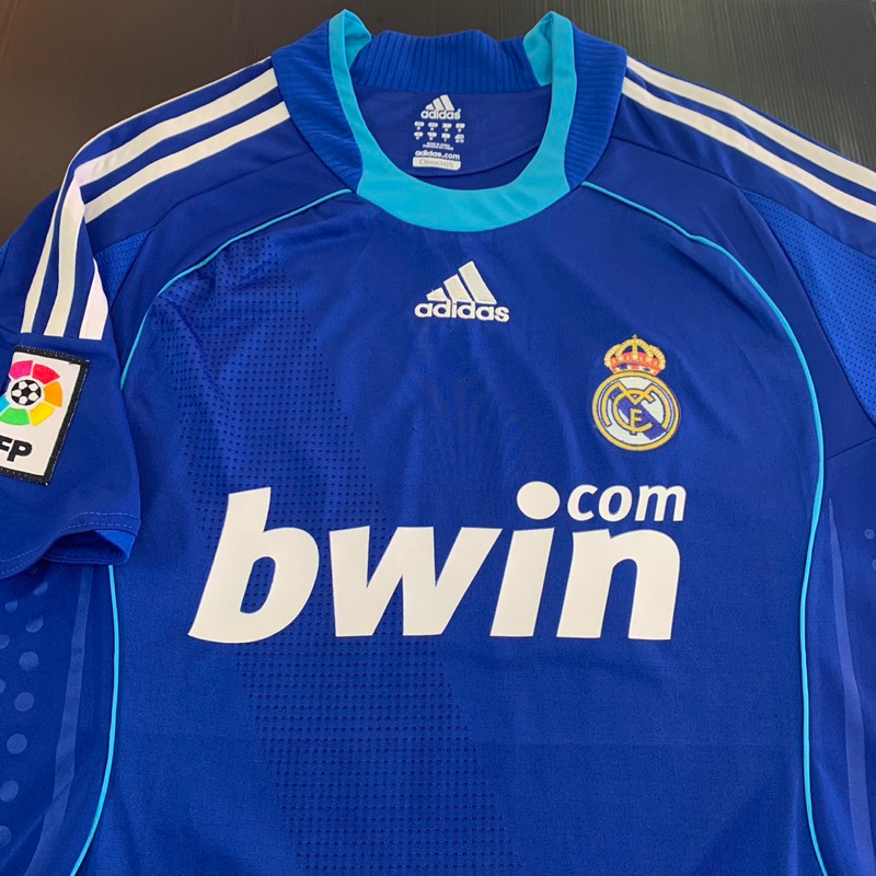 เสื้อฟุตบอล Real Madrid 2008/2009 Away [สีน้ำเงิน] M