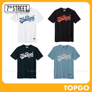 7th Street เสื้อยืด แนวสตรีท รุ่น Original ( ขาว - ดำ - กรมเข้ม ) RSV001,RSV002,RSG002,RSY002,RSR006 ของแท้