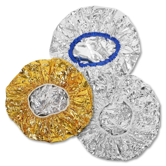 หมวกฟอยล์คลุมผม อลูมิเนียมฟอยล์ 💇‍♀️✨ (คละสี)