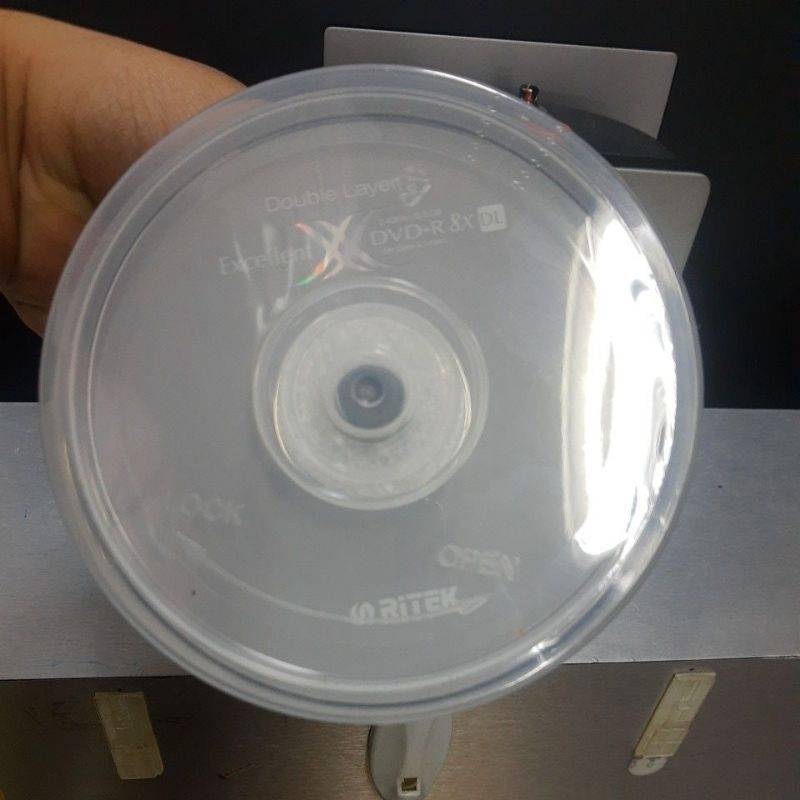DVD+R DL D9  Ritek Double X Dual Layer 8.5GB 2-8X 240Min. (Pack.50 Disc.) Double Yi 50 Pieces Ritek Double X DVD+R DL D9