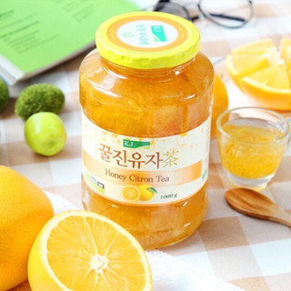 Honey Citron Tea(Yuzu Tea) ชาผลไม้ ส้มยูสุผสมน้ำผึ้ง แบรนด์ Kookje YujaCha ขนาด 1,000 กรัม
