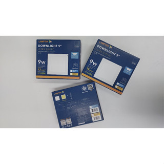 ดาวน์ไลท์ LED LAMPTAN ULTRA SLIM PC 9 วัตต์ ขนาด 5 นิ้ว สีขา…
