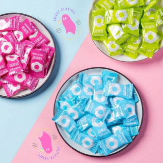🍃Mint Candy! ลูกอมมิ้นท์ รูปดอกไม้ แพ็ก 50-100 ชิ้น cooling fresh (1เม็ด/1g.) ลูกอมมิ้นท์ หอมหวาน สดชื่น มิ้นท์ซากุระ