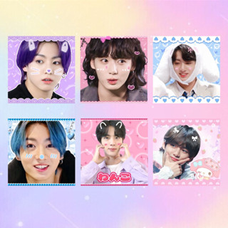 สติ๊กเกอร์ [BTS] 4x4CM สติ๊กเกอร์แปะพัสดุ เซต 30 ชิ้น