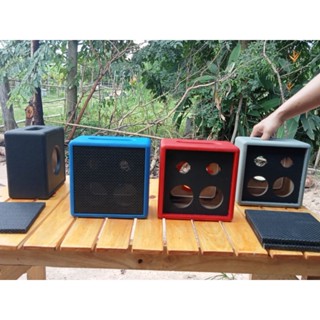 ตู้เปล่าลำโลงบลูทูธ DIY 2.0 #i324P พาสซีพ4นิ้วดอกลำโพง3"*2แหลมhk2"*2ช่องเพท3.5*13.5cm.งานหุ้มหนังสำหรับ แอมจิ๋วบลูทูธ