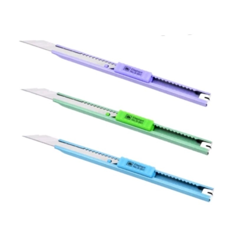 มีดคัตเตอร์ ตราช้าง รุ่น S-901 คละสี (30องศา), S-902 (45องศา)