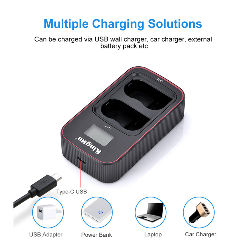Kingma Nikon EN-EL15  แบตเตอรี่ และ ที่ชาร์จสำหรับ แบต ENEL15 / ENEL15C (ประกันศูนย์ไทย1ปี)