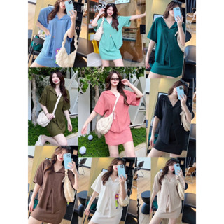 🥨Set Oversize Mimi  🥨แขนเลย  กับ  💓set Oversize mumu  มีแขน   งานเซตรุ่นนี้น่ารัก งานสวยมาก summer ซัมใจ🇰🇷🇰🇷