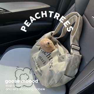 GOOSE MOOOD𓅼 PEACHTREES BAG กระเป๋าสะพายข้าง