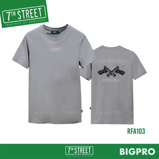 เสื้อยืด 7th Street แนวสตรีท รุ่น Ready fire aim (ทอปเทา) RFA103 ของแท้