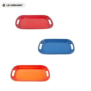 LE CREUSET ฝรั่งเศสสโตนแวร์พอร์ซเลนถาดครัวเรือนผลไม้สี่เหลี่ยมจานชาบนโต๊ะอาหารจานสวยๆสลัดจาน