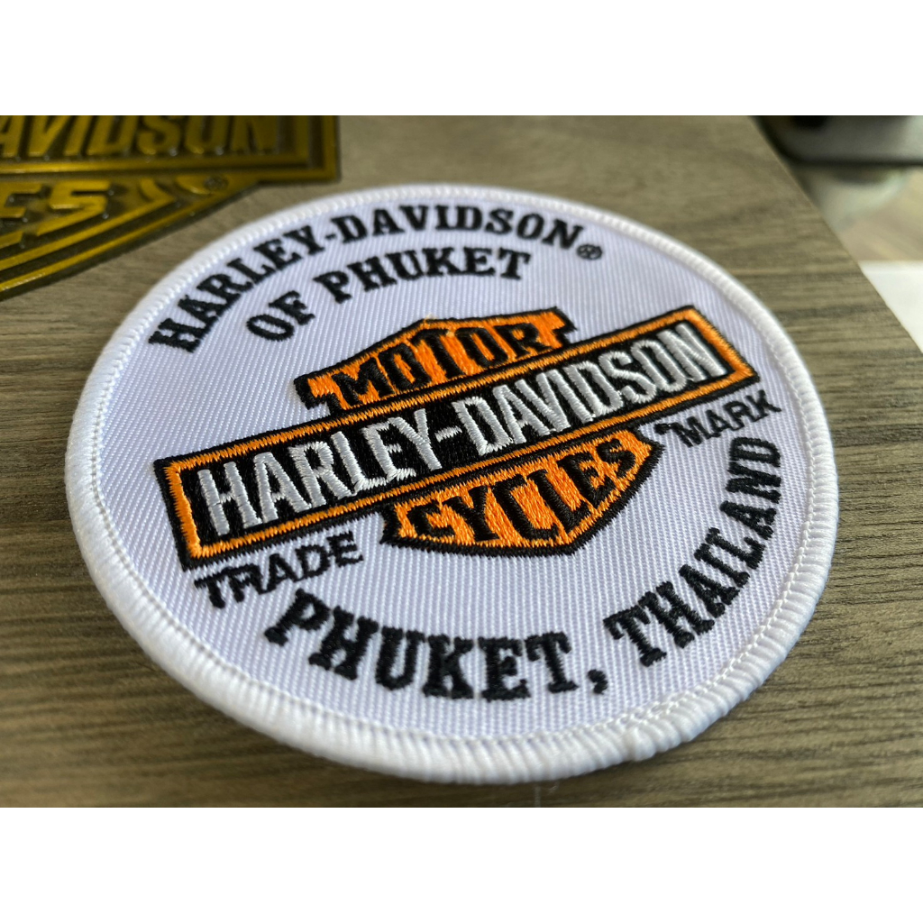 Harley-Davidson ® อาร์มติดเสื้อ (PATCH PHUKET)