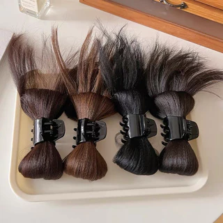 Half Hair กิ๊บหนีบปลอม กิ๊บหนีบผมครึ่งหัว เสกผมสวย ผมดูหนา ดูมีวอลลุ่ม แฮร์พีช
