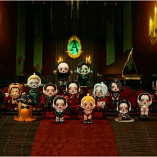 (พร้อมส่งในไทย) POP MART  Skullpanda Addam family ระบุตัว แกะเช็คการ์ด แกะเช็คตัว