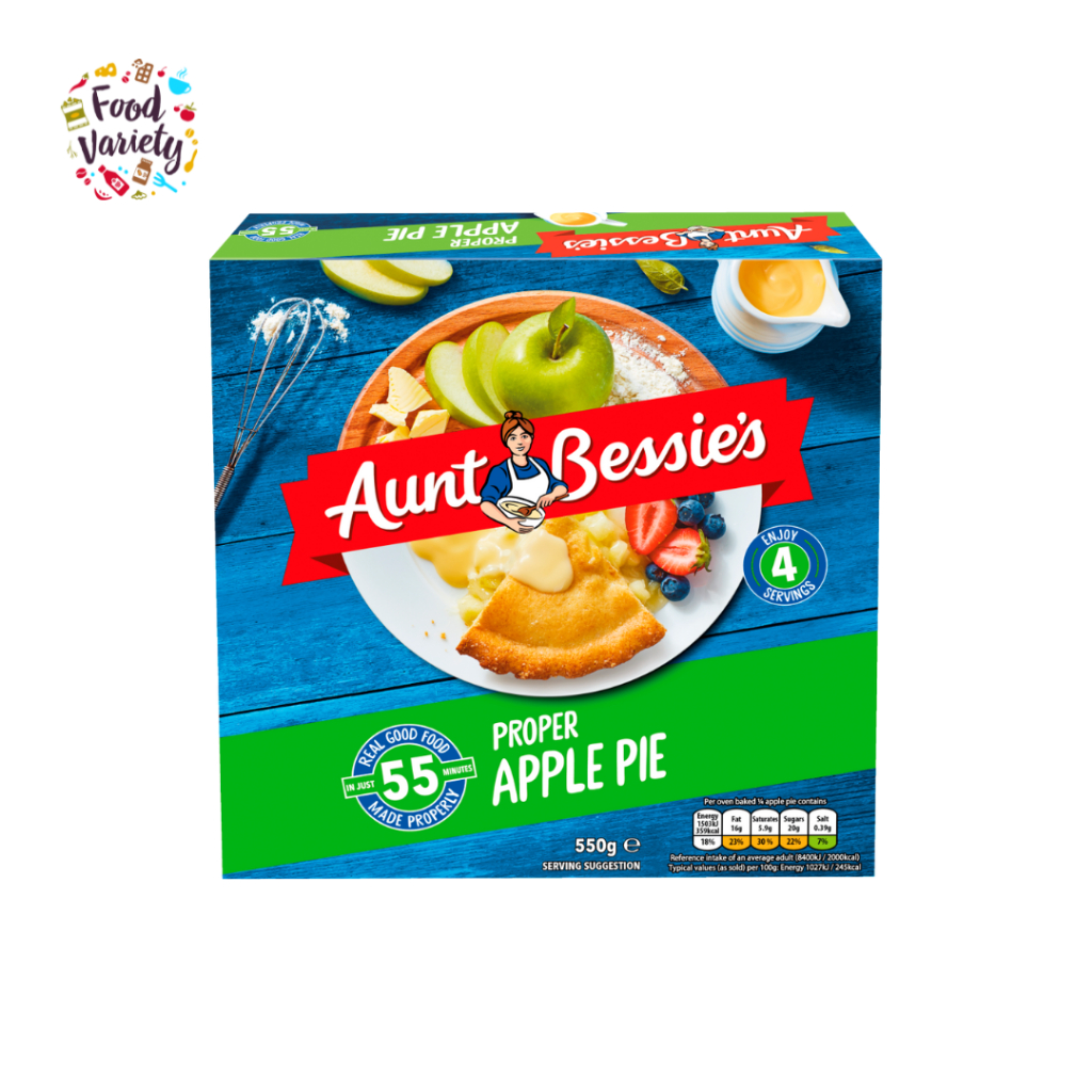 (Best Before 30Apr2026) Aunt Bessies Bramley Apple Pie 550g