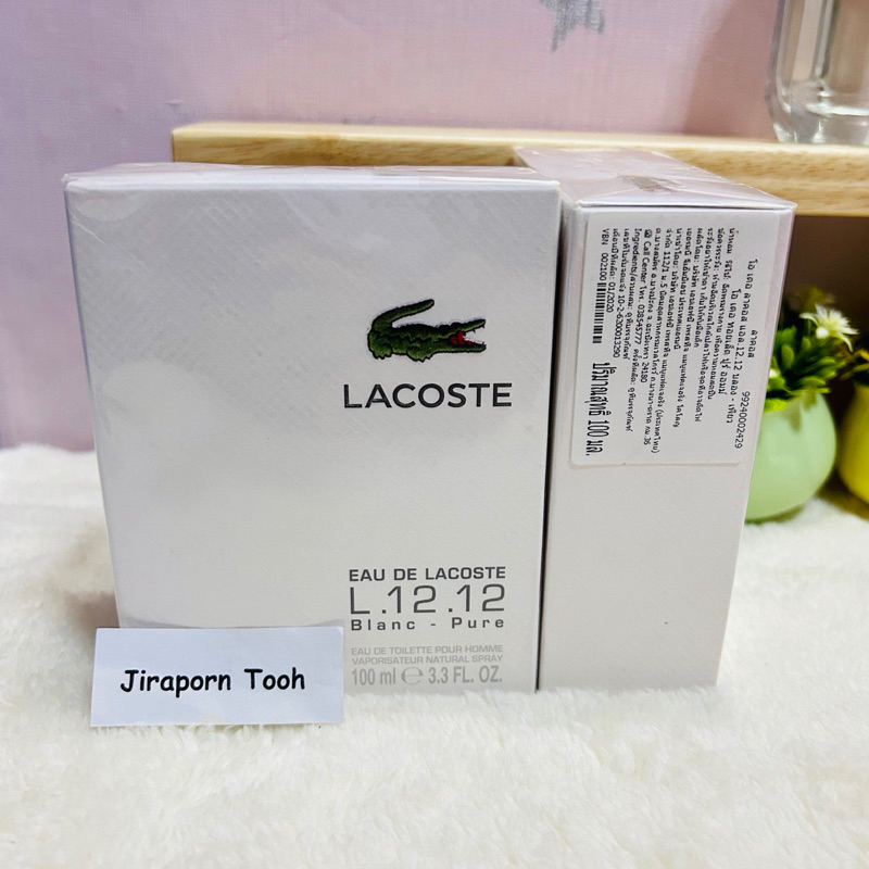 น้ำหอม Lacoste Eau De Lacoste L.12.12 Blanc EDT  for men 100 ml