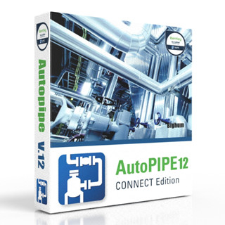 Autopipe V.12 Full Lifetime โปรแกรม วิเคราะห์และออกแบบ ท่อ