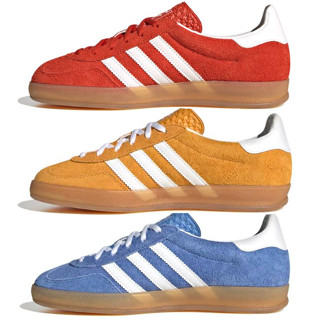 🇰🇷(W) Adidas Gazelle Indoor Blue Fusion Cloud White/ Bold Orange Cloud White HQ8716/HQ8717/HQ8718 preorderoppa