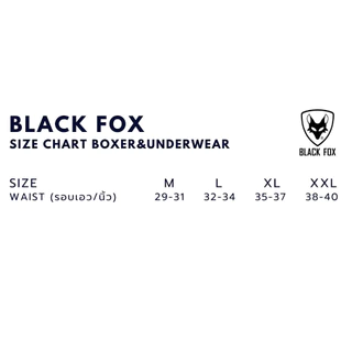 BLACK FOX กางเกงชั้นในจ็อกสแตรปชาย ผ้าสแปนเด็กซ์ ดันทรง ล็อคเป้า กระชับใส่สบาย