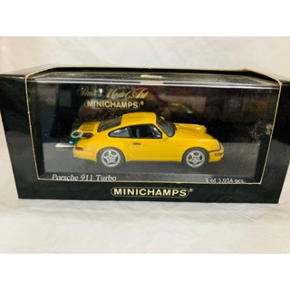 1/43 Minichamps Porsche 911 Turbo (964) Yellow 1990 1:43