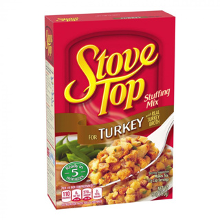 Kraft Stove Top Stuffing Mix for Turkey ขนมปังกรอบกับซุปไก่งวง 170g