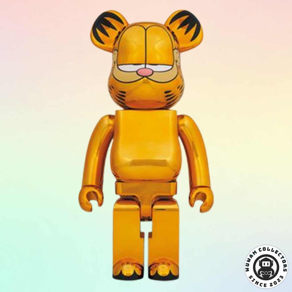 Bearbrick Garfield Gold Chrome 1000% แบร์บริค ของใหม่ ของแท้ พร้อมส่ง