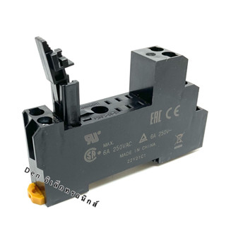 socket P2RFZ-08-E สำหรับรีเลย์ของแท้  G2R-2-SN ฐานใหม่ P2RFZ-08-E ที่นั่ง 8 ขา P2RF-08-E