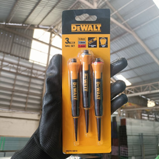 Dewalt ชุดเหล็กส่งตะปู 3 ตัว (0.8/1.6/2.4 มม.) รุ่น DWHT0-58018