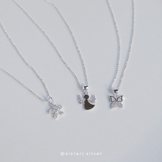 Sister J. fairy tale necklace สร้อยคอพร้อมจี้เงินแท้ สร้อยคอเงินแท้ /silver925