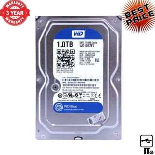 1 TB HDD WD BLUE (7200RPM, 64MB, SATA-3, WD10EZEX) ประกัน 3*0*0