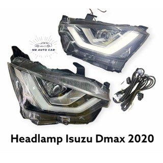 ไฟหน้า Isuzu Dmax 2020 2021 2022 2023 โปรเจคเตอร์ รุ่น top Headlamp Isuzu D-max All new