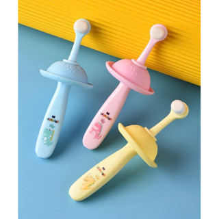 แปรงสีฟันเด็กอ่อน ทารก กันลื่นลงคอkids baby toothbrush