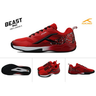 รองเท้าแบดมินตัน HUNDRED badminton Shoe : BEAST MAX - HBFS-2M098-4